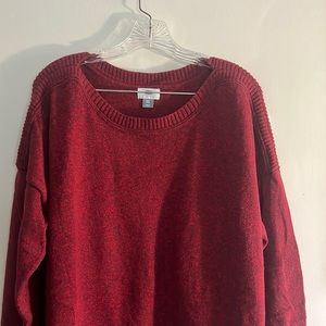 Red old navy sweater